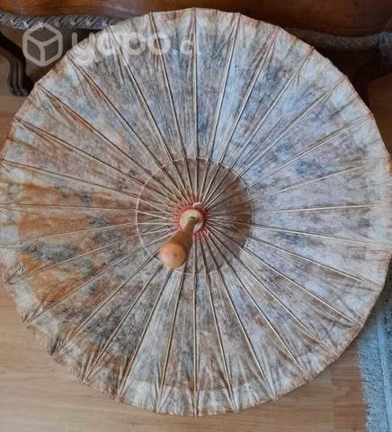Quitasol chino de papel y madera