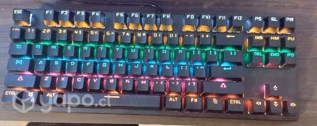 Teclado mecánico usb rgb