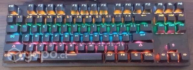 Teclado mecánico usb rgb