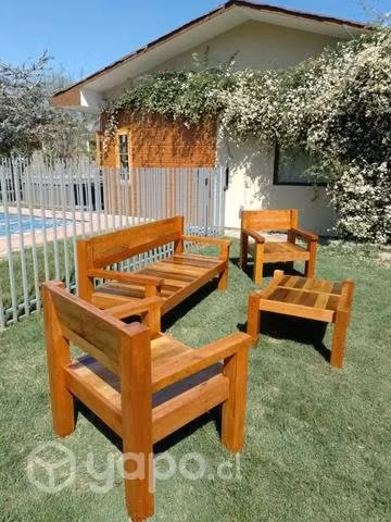 Juego de living terraza