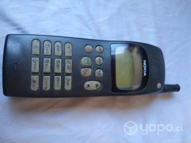 Antiguo celular retro vintage grande adorno Deco