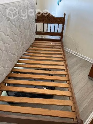 Cama de 1 plaza con colchon