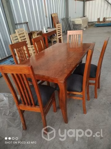 Mesa de madera fina