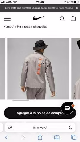 Chaqueta jordan x psg