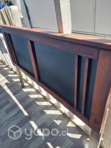 Cama de 2 plazas y reloj mural - Imagen 4