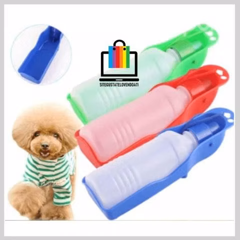 Botella Agua Mascota Portátil Diseño Horizontal - Imagen 4