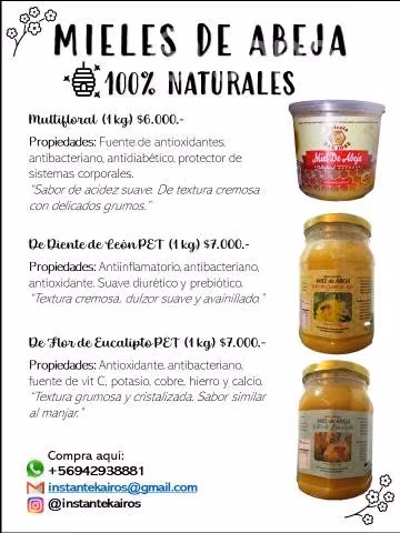 Mieles de abeja