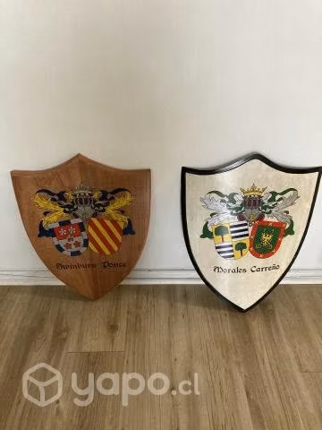 Heráldica. Escudos de familia decorativos - Imagen 4