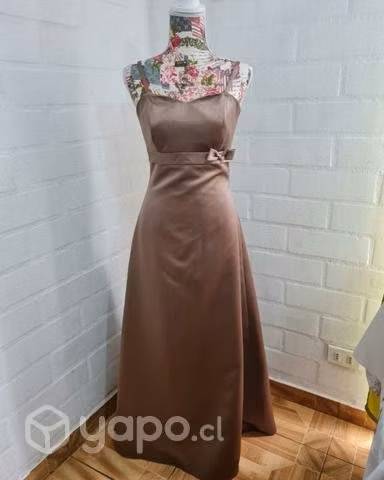 Vestido color cafe