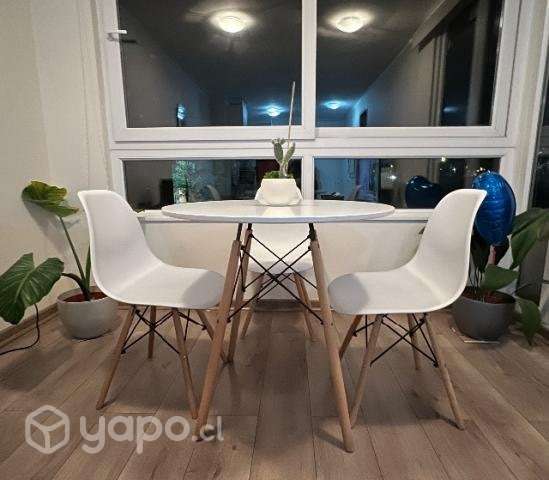 Comedor estilo eames 4 sillas - Imagen 2