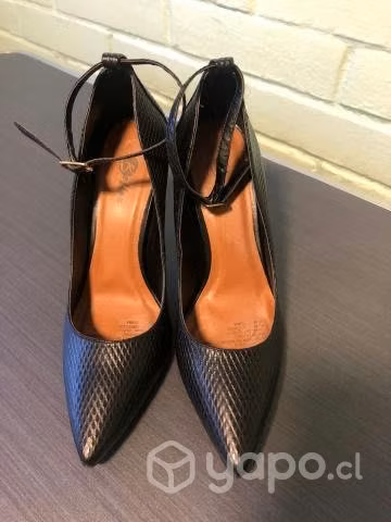 Zapatos Negro Tacón Be Flex