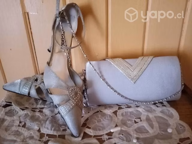 Zapato fiesta color gris
