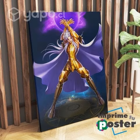 CUADROS DE SAINT SEIYA 40x55 cm impreso en tela
