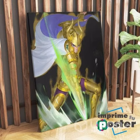 CUADROS DE SAINT SEIYA 40x55 cm impreso en tela