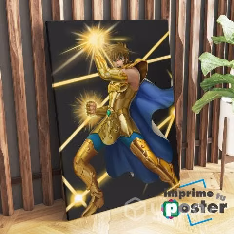 CUADROS DE SAINT SEIYA 40x55 cm impreso en tela