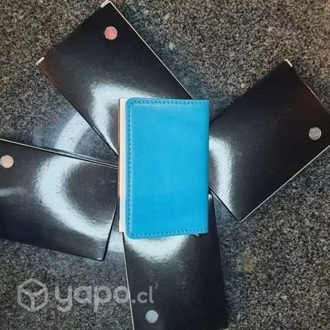 Tarjetero, porta tarjetas, billetera dama y caball