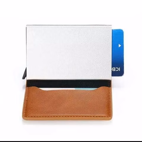 Tarjetero, porta tarjetas, billetera dama y caball