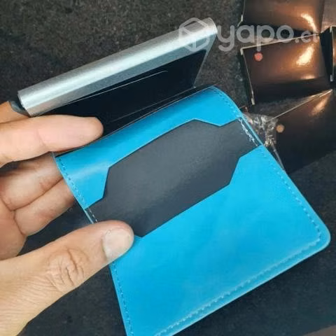 Tarjetero, porta tarjetas, billetera dama y caball