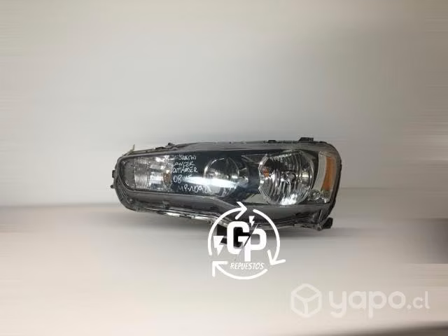 Foco optico lh mitsbishi outlander lancer 08-14