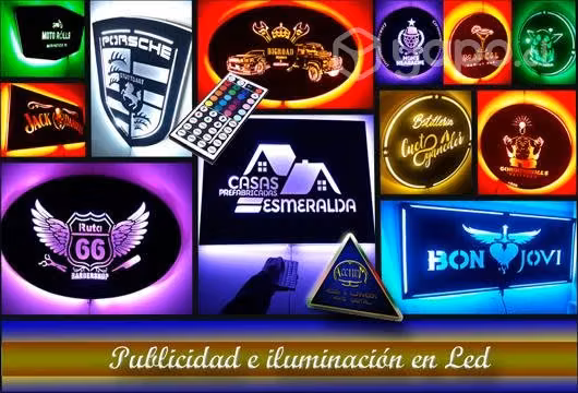 Lamparas led personalizadas