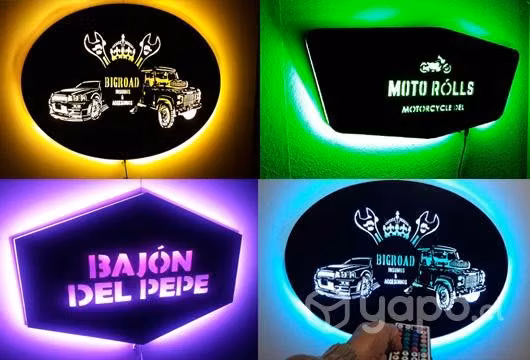 Lamparas led personalizadas