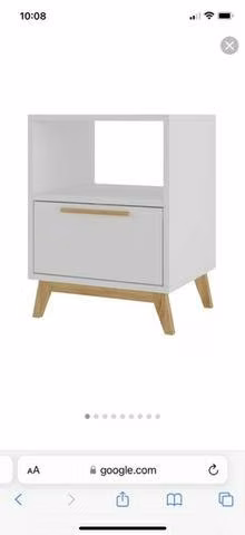 Velador blanco semi nuevo