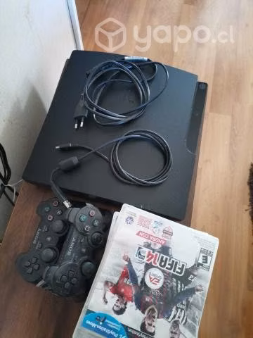PS3 500 GB + juegos + 2 controles