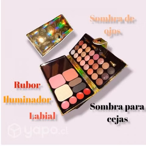 Maquillaje de cartera todo en 1