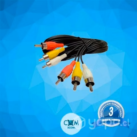 Cable rca a rca 3 metros