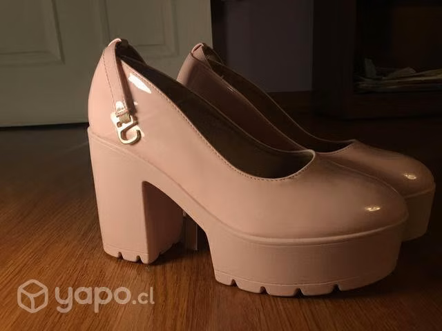 Zapatos mary jane plataforma shein rosados