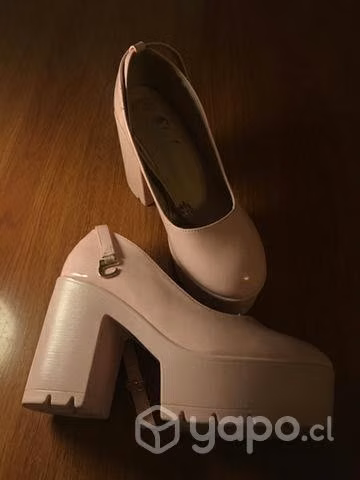 Zapatos mary jane plataforma shein rosados