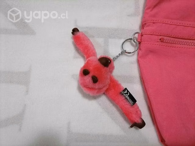 Cartera cruzada kipling mediana rosado - Imagen 4