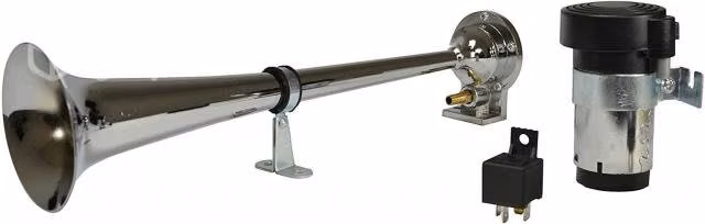 Bocina de aire con compresor 1 tono 12v.seger