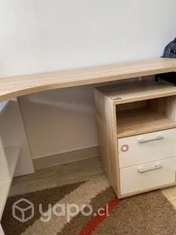 Escritorio y cajonera