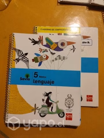 Libro 5 básico lenguaje + cuaderno de actividades