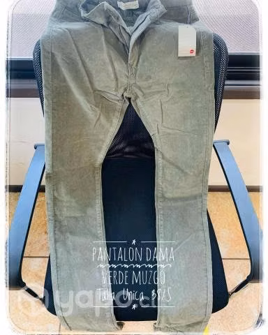 Pantalon dama Verde Muzgo Elasticado Talla S