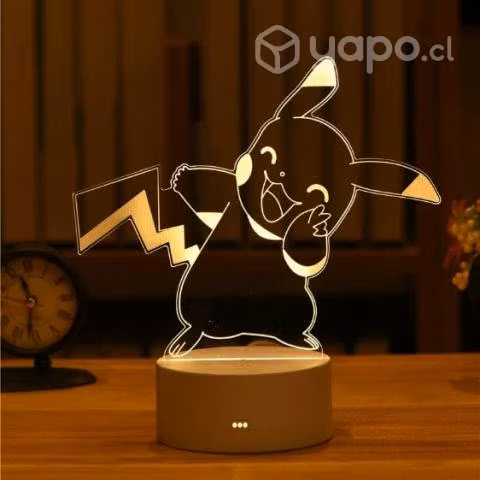 Lampara LED Pikachu Pokemon