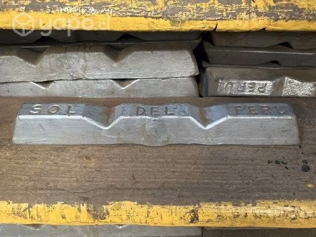 Lingotes de zamac y Aluminio Sol del Peru
