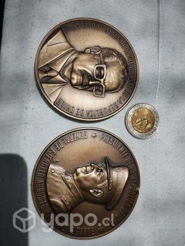 Medallones de coleccion bronce - Imagen 2