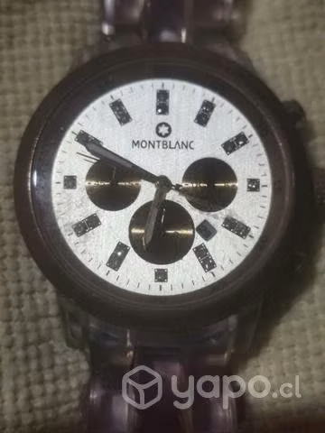 Reloj monblanc bueno bonito y barato funcionando - Imagen 6