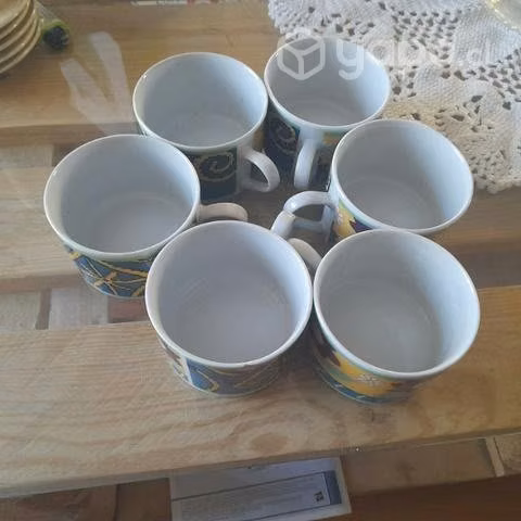 Set de 6 tazas para té