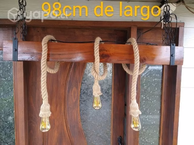Lámpara rustica