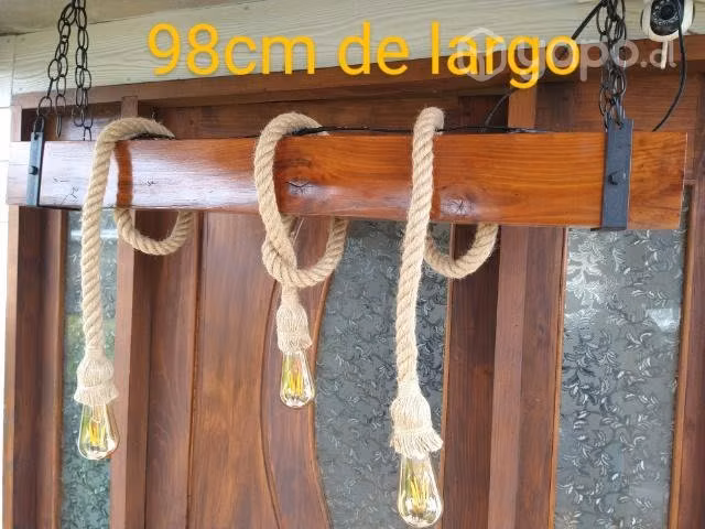 Lámpara rustica - Imagen 2