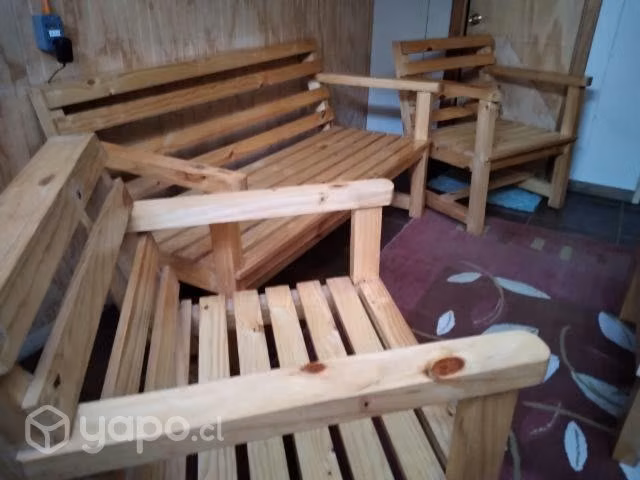 Juego de sillones para quincho