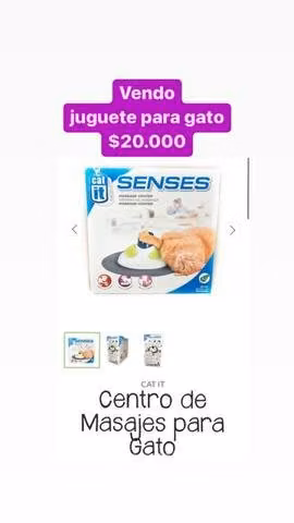 Centro de masajes y juego para gatos
