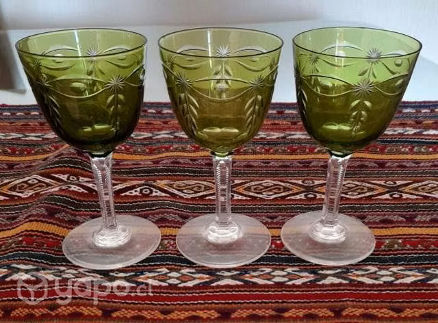 Copas de cristal fino