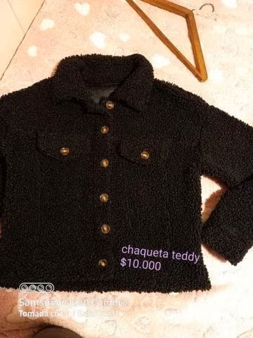 Chaqueta corta teddy