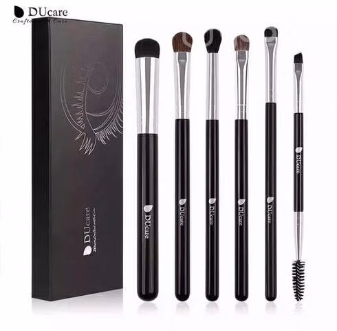 Brochas Maquillaje Ojos Profesional Negro