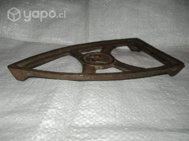 Antiguo Soporte De Plancha, Fierro Fundido - Imagen 2