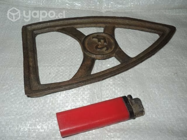 Antiguo Soporte De Plancha, Fierro Fundido
